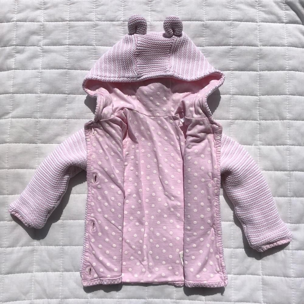 Striped Hooded Cardigan - Picture 5 of 7